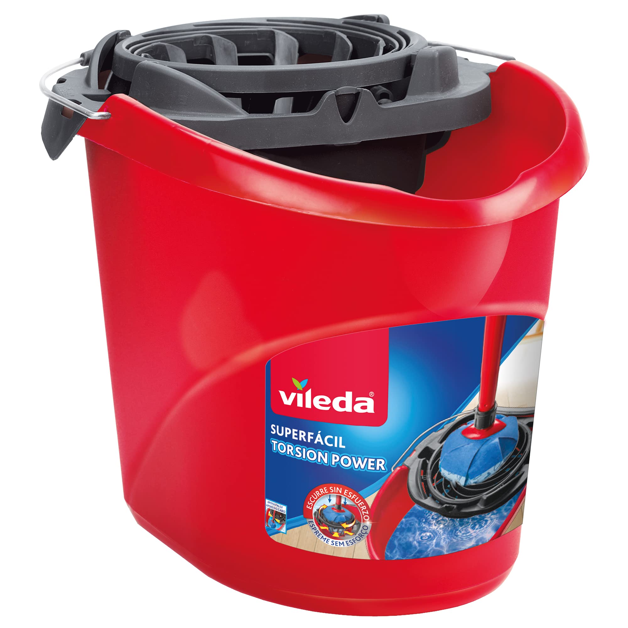 Cubo fregona VILEDA Superfacil 10L - Higienizar - Suministros de maquinaria  industrial y productos limpieza e higiene
